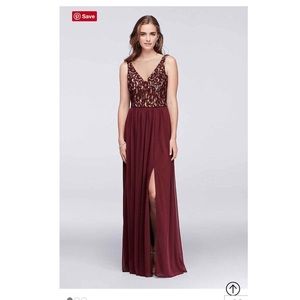 Davids Bridal Bridesmaid Dress Size 2